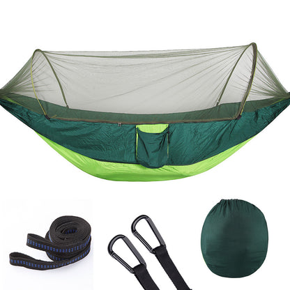 Natures Compass Fully Automatic Quick Opening Hammock With Mosquito Net