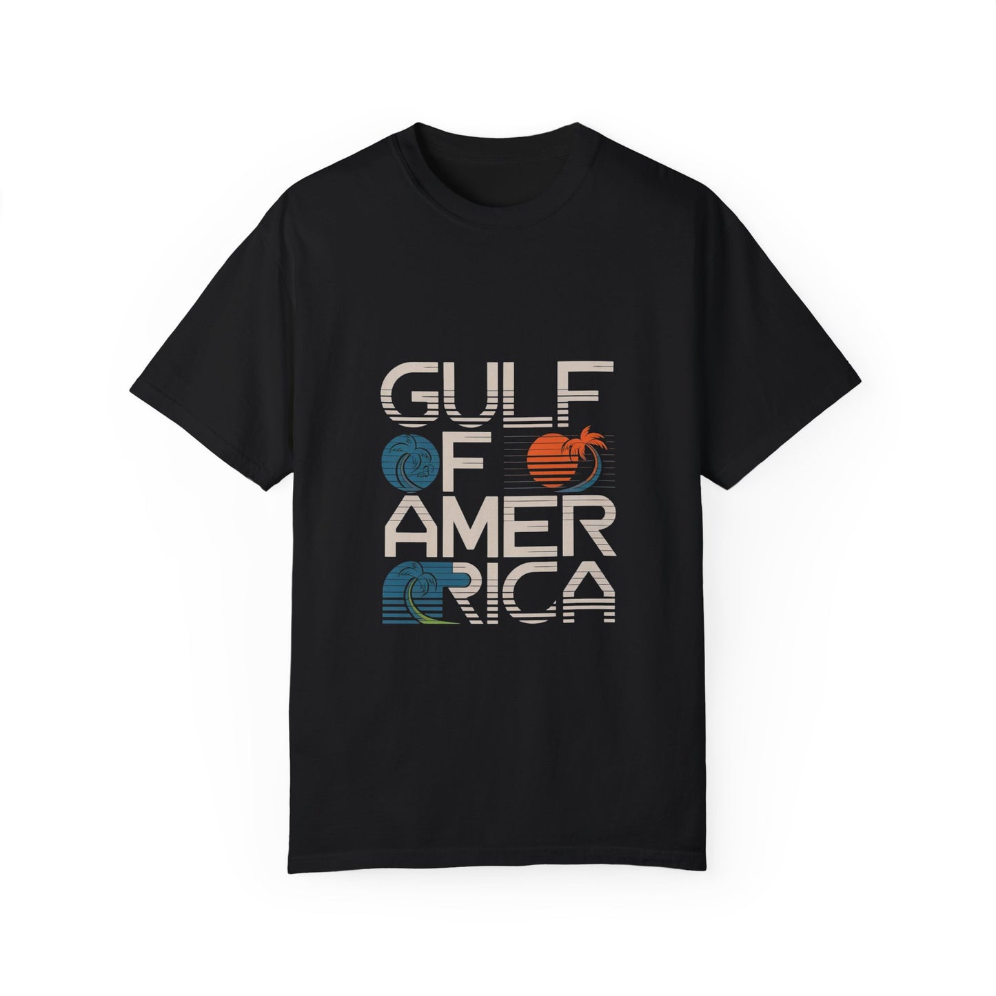 Gulf of America Vintage T-Shirt - Unisex Garment-Dyed Beach Tee