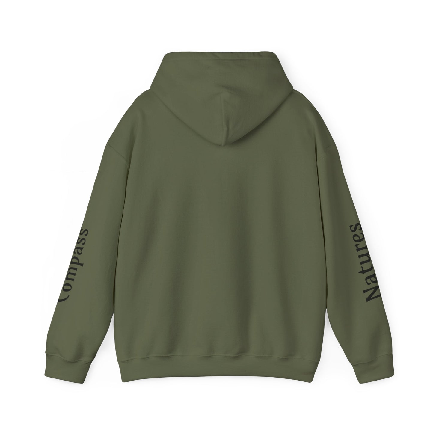 Nature Compass Unisex Heavy Blend™ Hoodie for Outdoor Enthusiasts