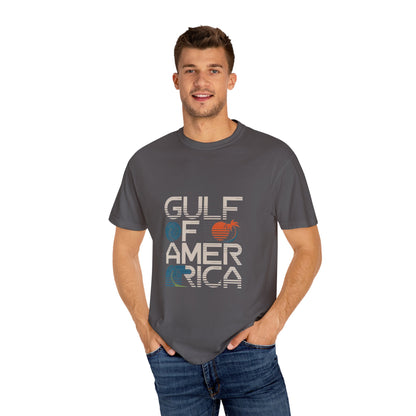 Gulf of America Vintage T-Shirt - Unisex Garment-Dyed Beach Tee