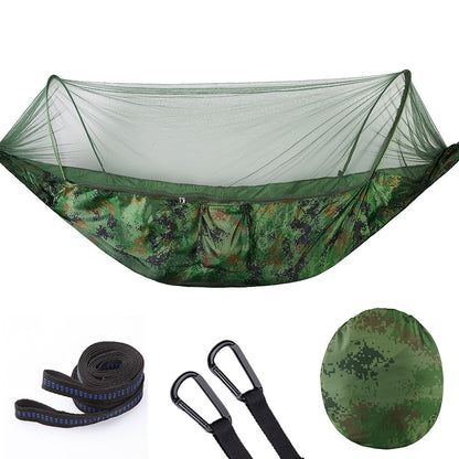 Natures Compass Fully Automatic Quick Opening Hammock With Mosquito Net