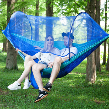 Natures Compass Fully Automatic Quick Opening Hammock With Mosquito Net